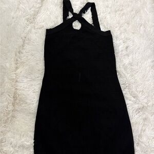 Guess Black Backless Women's Dress